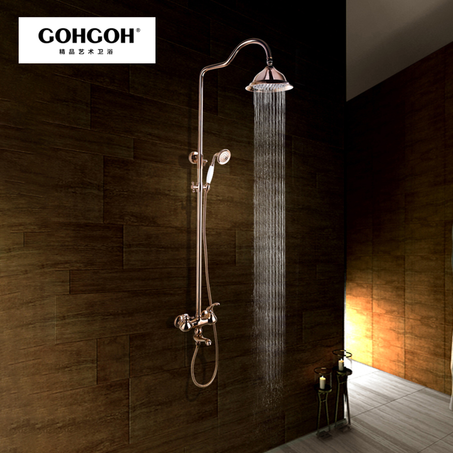 GOHGOH 全銅明裝 掛墻式 增壓淋雨花灑08205-MGJ GOHGOH 全銅明裝 掛墻式 增壓淋雨花灑08205-MGJ